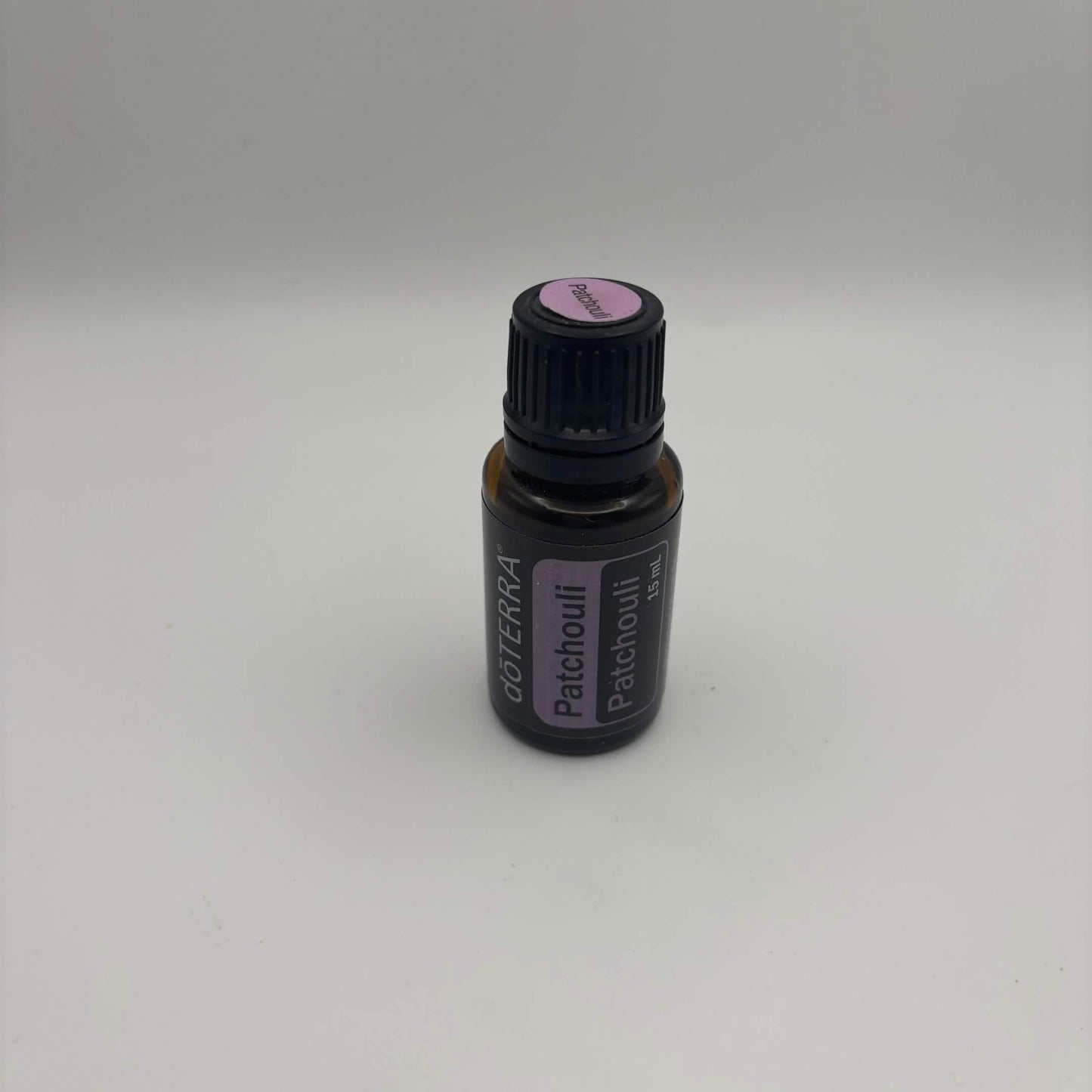 OPENED doTERRA Patchouli Essential Oil 15 mL — Approx. 12 mL Remaining