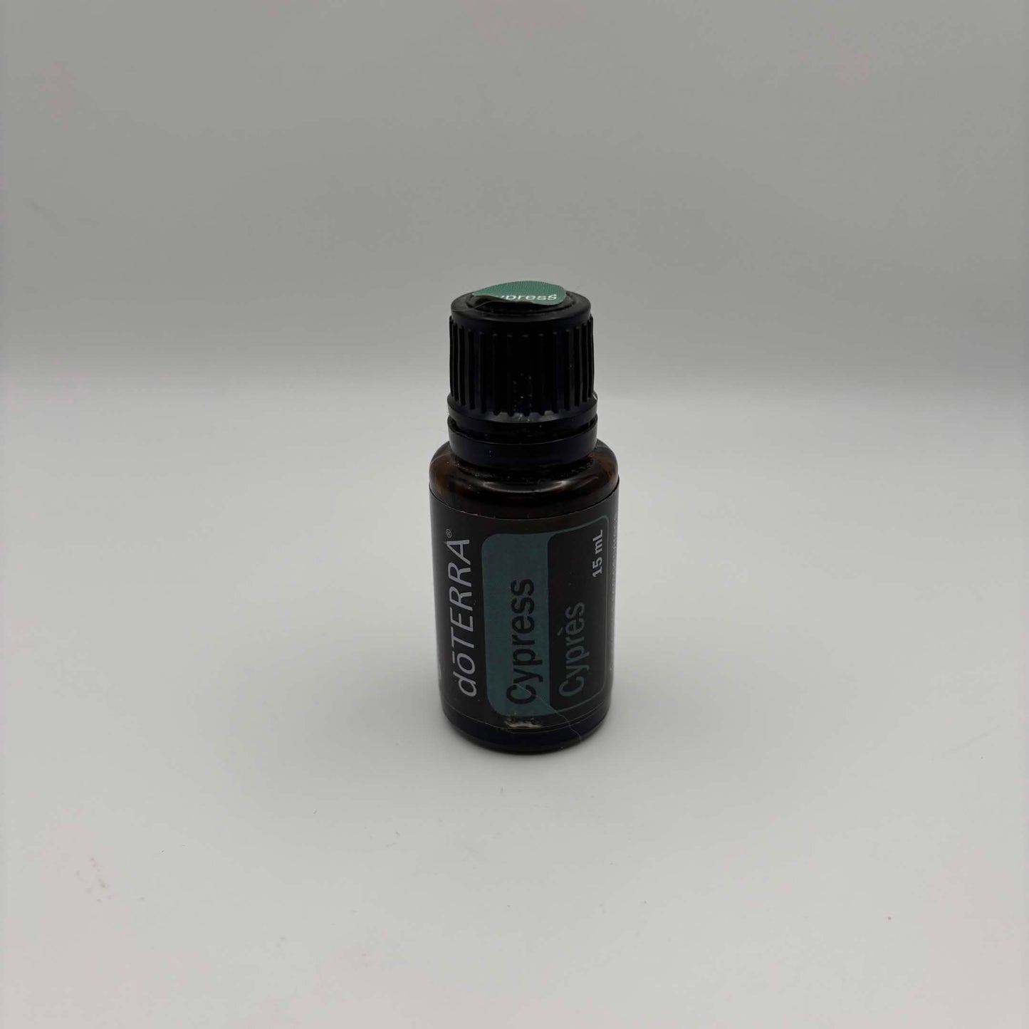 OPENED doTERRA Cypress Essential Oil — Approx. 6 mL Remaining