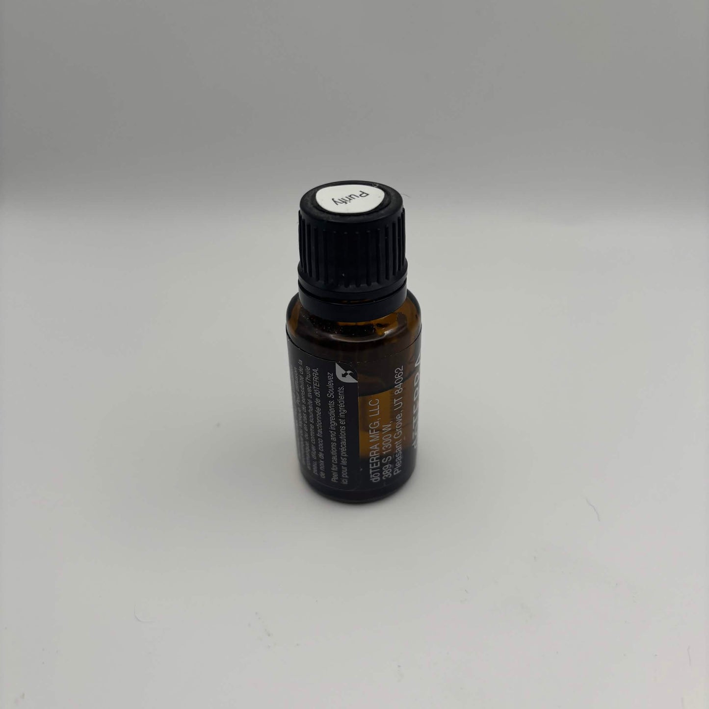 OPENED doTERRA Purify Essential Oil Blend 15 mL — Approx. 10.5 mL Remaining