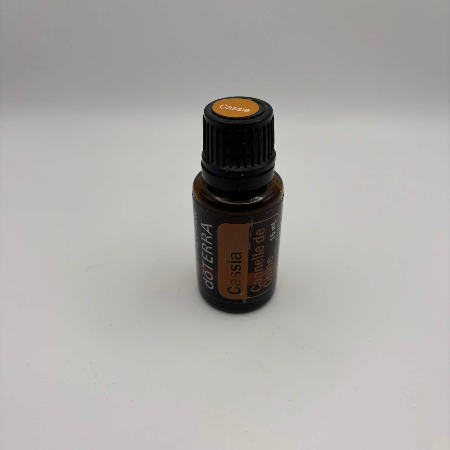 OPENED doTERRA Cassia Essential Oil 15 mL — Approx. 12 mL Remaining