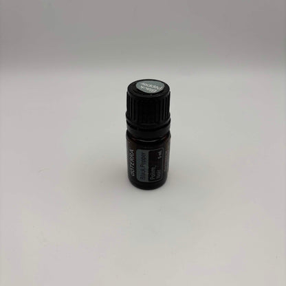 OPENED doTERRA Black Pepper Essential Oil 5 mL — Approx. 1 mL Remaining