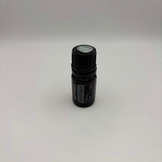 OPENED doTERRA Black Pepper Essential Oil 5 mL — Approx. 1 mL Remaining