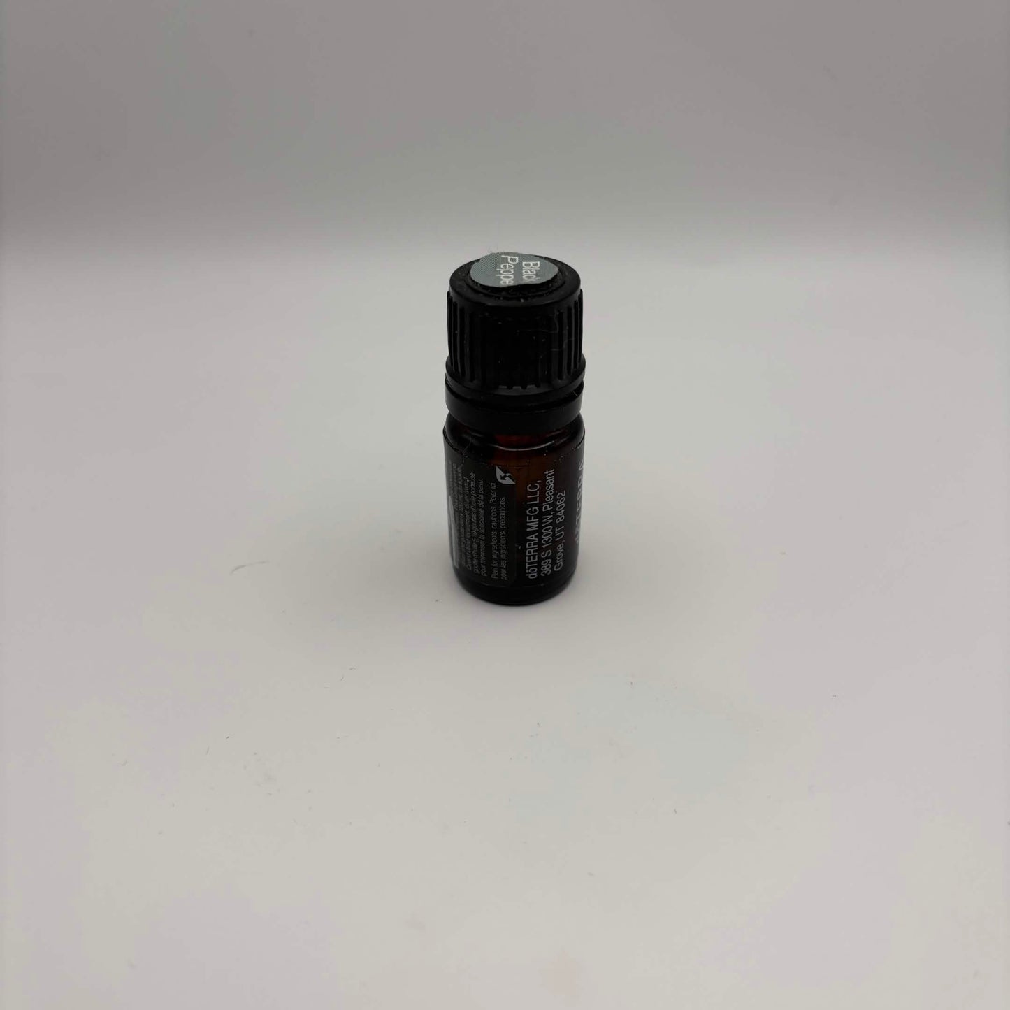 OPENED doTERRA Black Pepper Essential Oil 5 mL — Approx. 1 mL Remaining