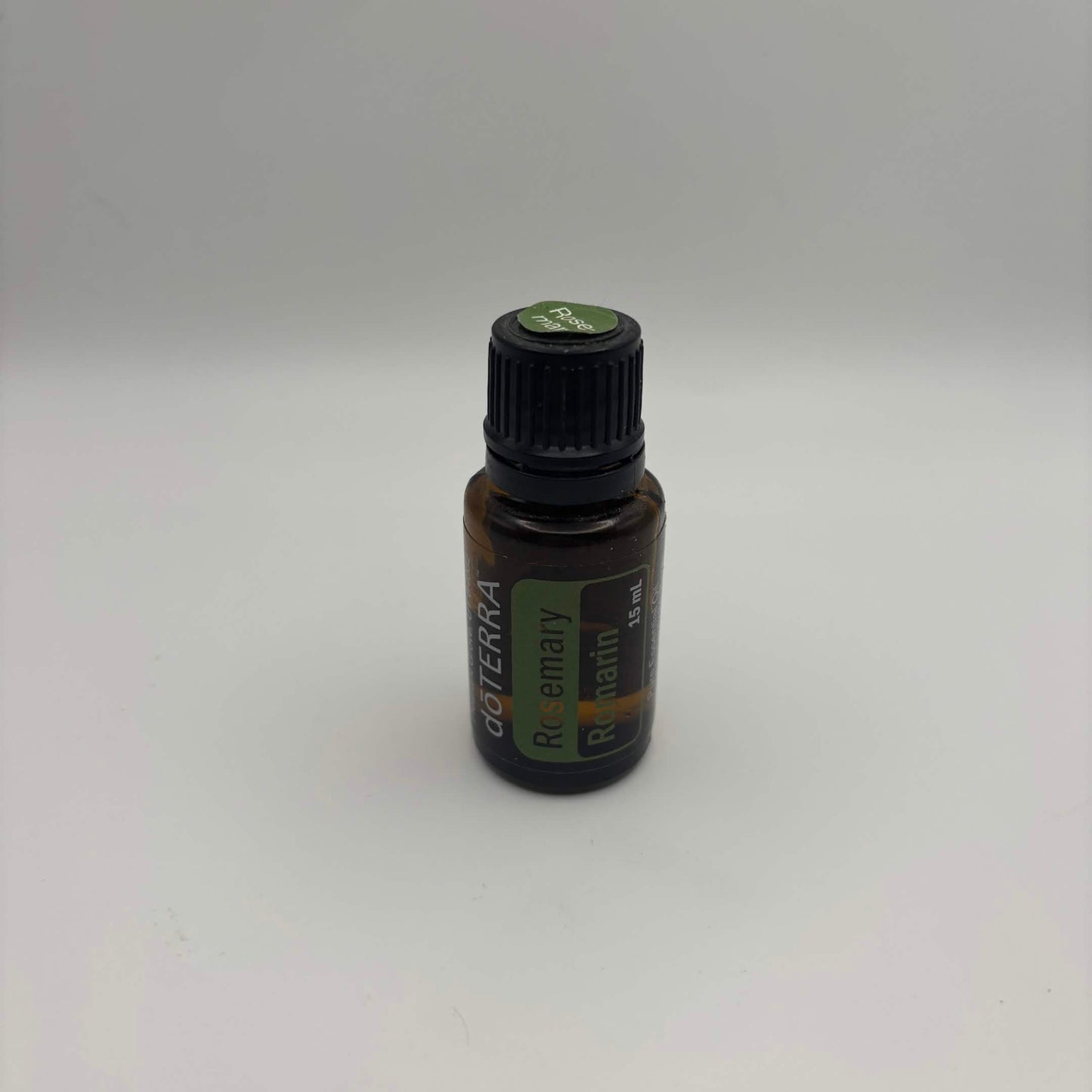 OPENED doTERRA Rosemary Essential Oil 15 mL — Approx. 9 mL Remaining