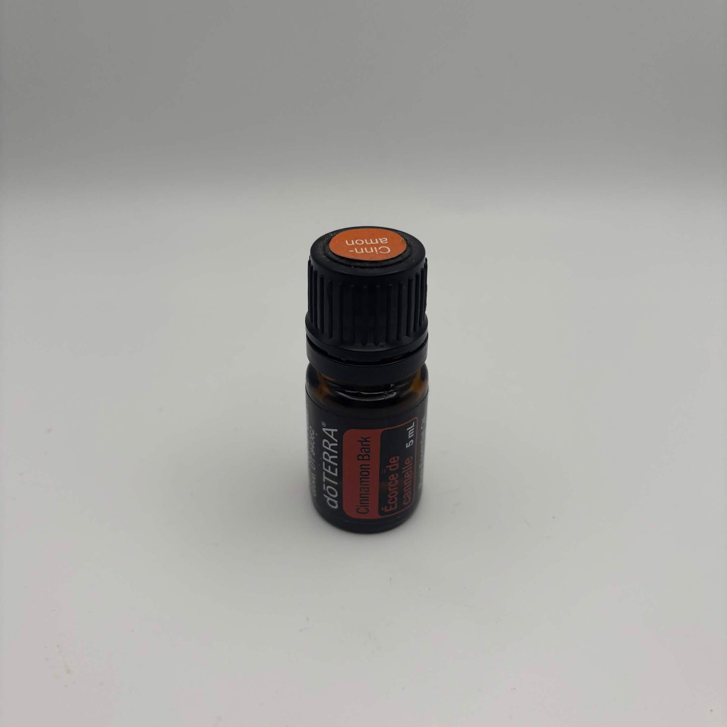 OPENED doTERRA Cinnamon Bark Essential Oil 5 mL — Approx. 4 mL Remaining