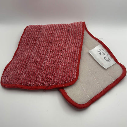 Rubbermaid Reveal 1M19 Microfiber Wet Mop Pad — Red — 16.5"