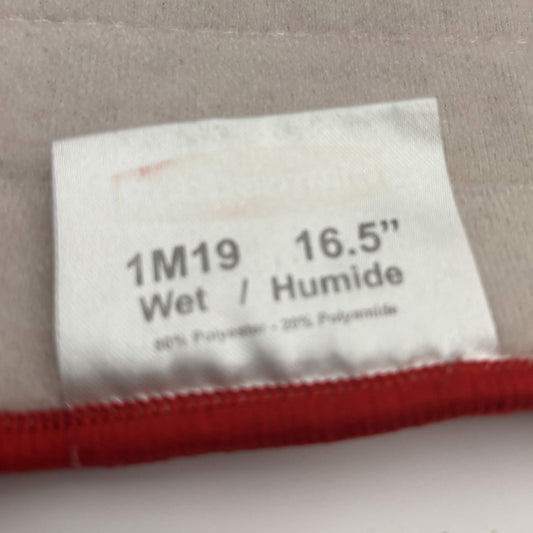 Rubbermaid Reveal 1M19 Microfiber Wet Mop Pad — Red — 16.5"