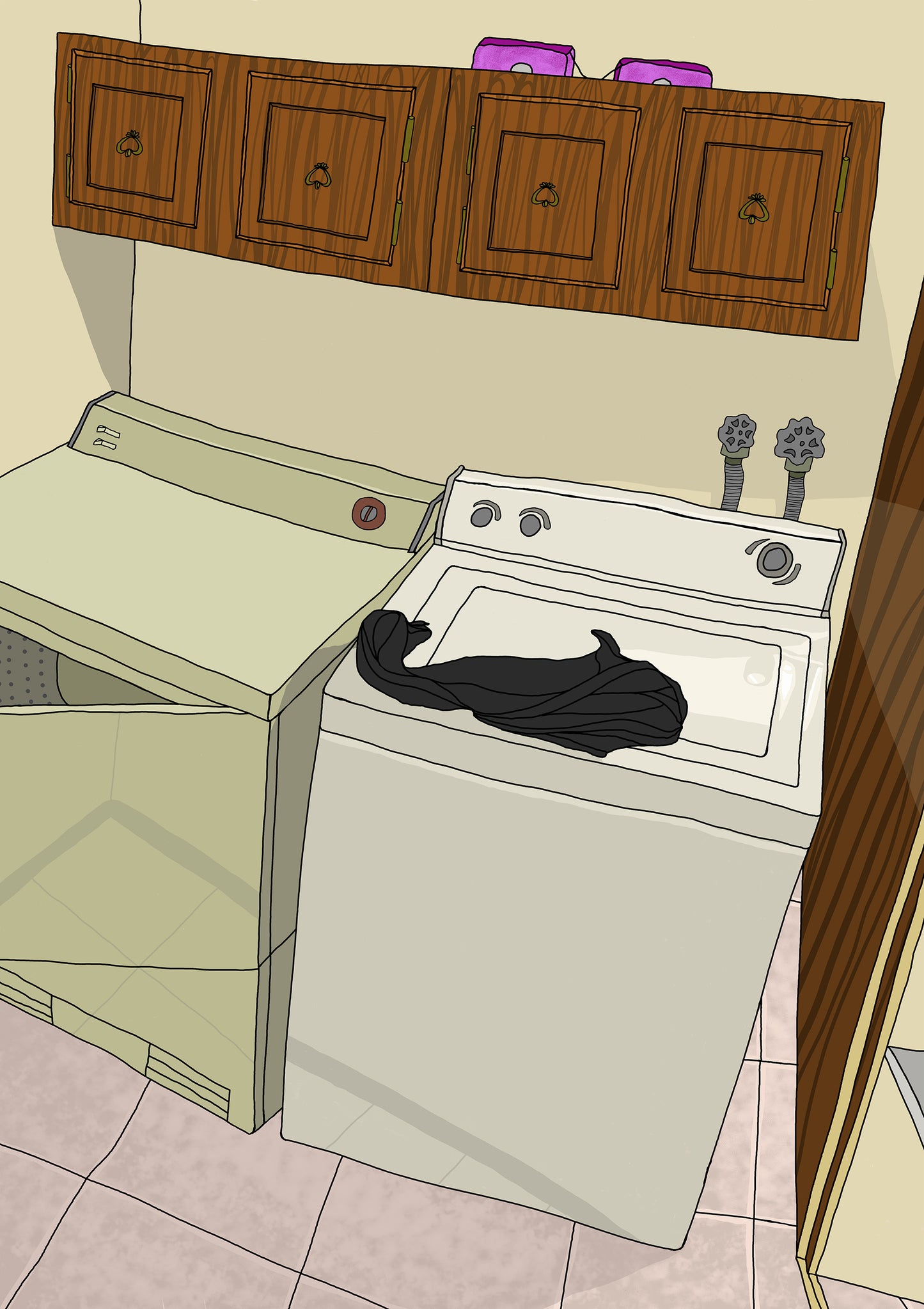 Laundry - Digital Artwork Version - A1 Size JPG