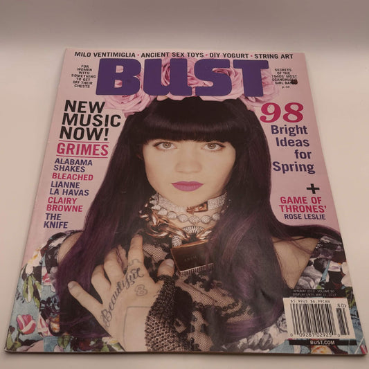 BUST Magazine — April/May 2013 — Grimes Cover — Music, Fashion & Culture