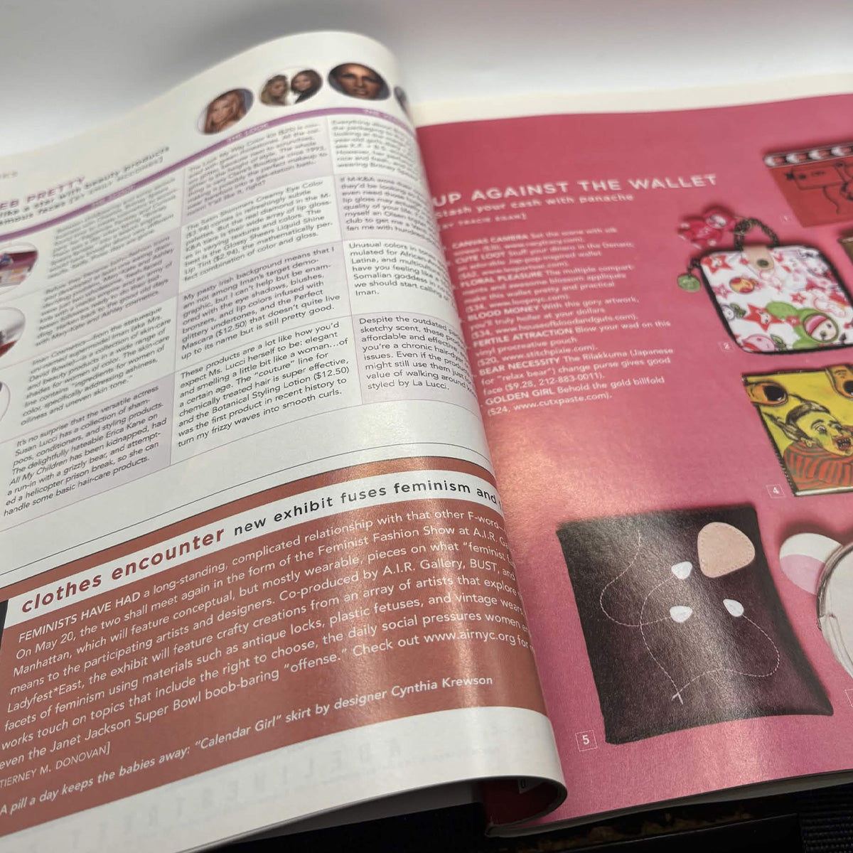 BUST Magazine — April/May 2006 — Gretchen Mol / Bettie Page Cover — Music, Art & Culture