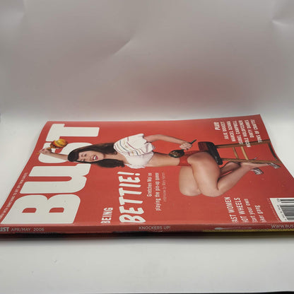 BUST Magazine — April/May 2006 — Gretchen Mol / Bettie Page Cover — Music, Art & Culture