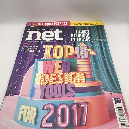 net Magazine Issue 289 February 2017 – Web Design Tools, Chatbot UI & Node.js