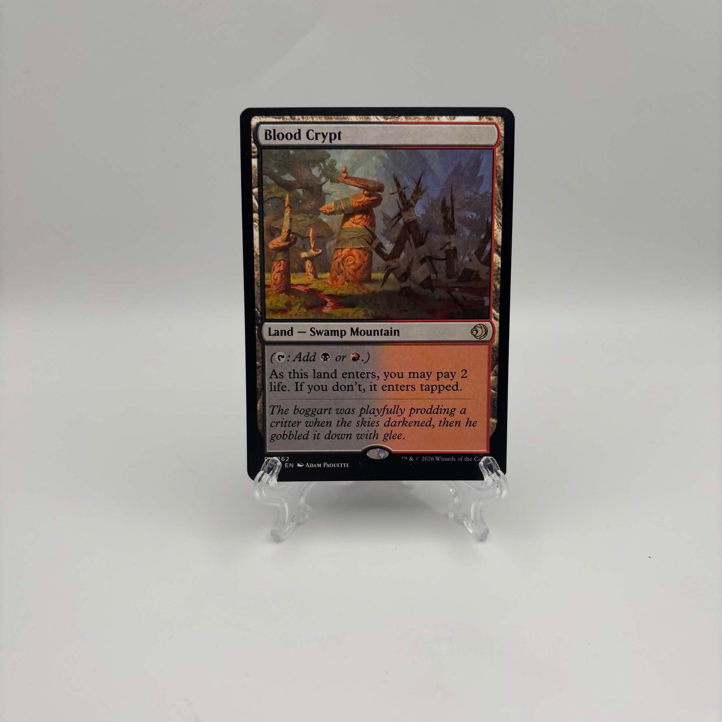 Blood Crypt — Lorwyn Eclipsed #262 | MTG Rare Shock Land | Lightly Played