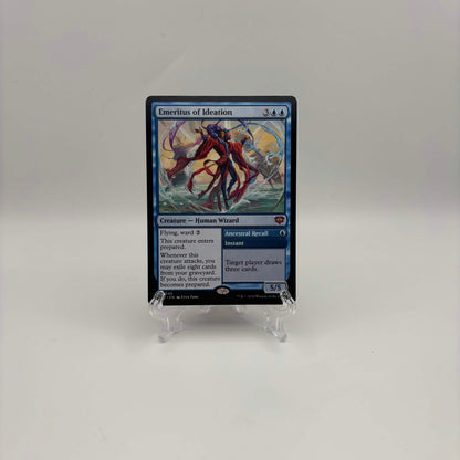 Emeritus of Ideation // Ancestral Recall — Secrets of Strixhaven #45 | MTG Mythic Rare | Lightly Played