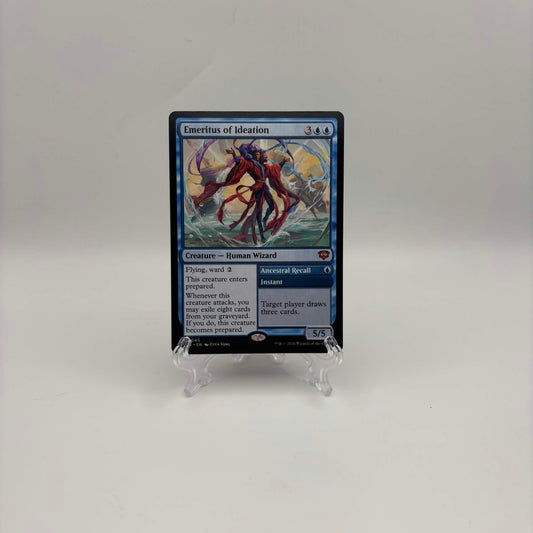Emeritus of Ideation // Ancestral Recall — Secrets of Strixhaven #45 | MTG Mythic Rare | Lightly Played