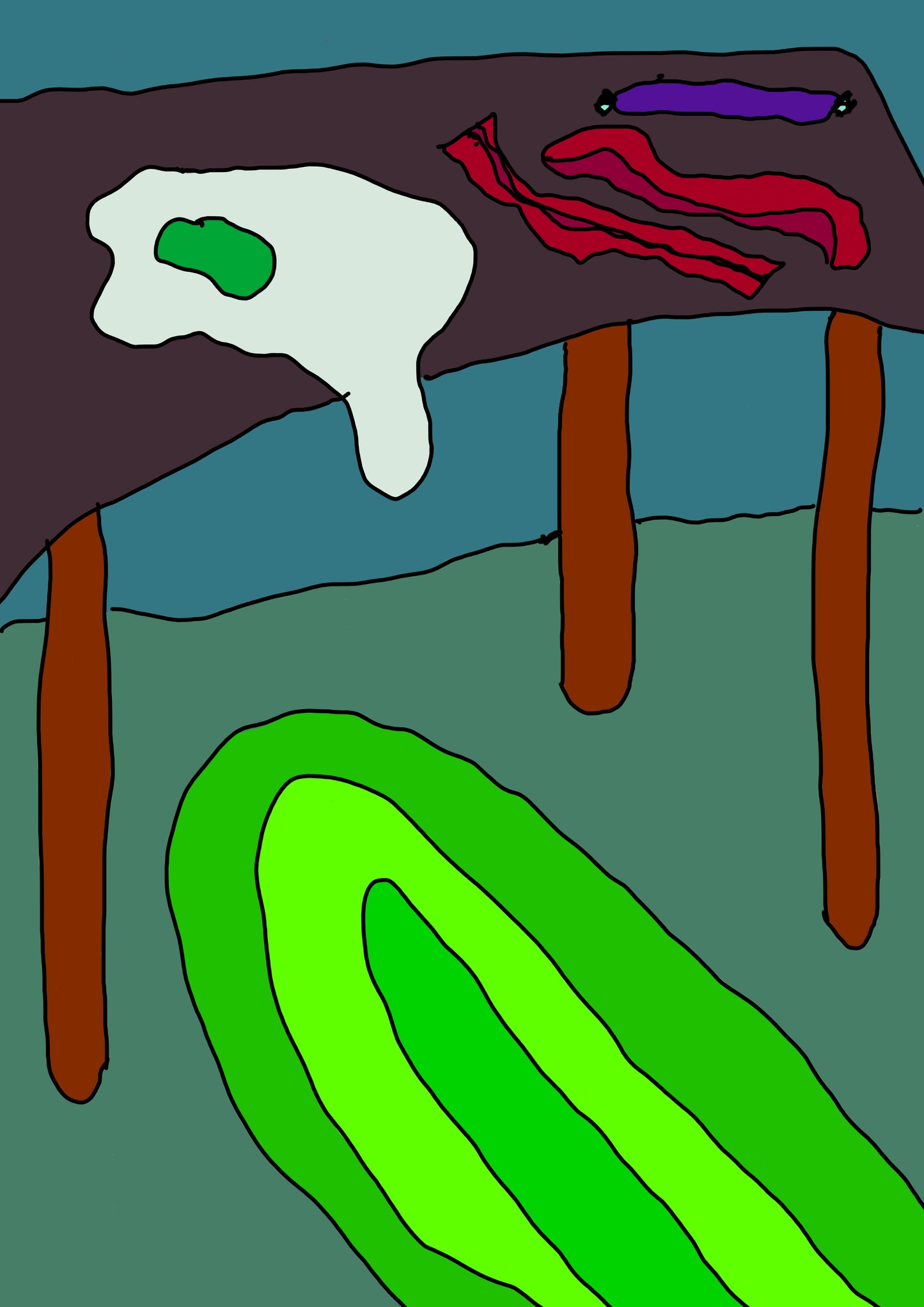 no-fun-_- - Digital Artwork Darkmode Version - A3 Size PSD