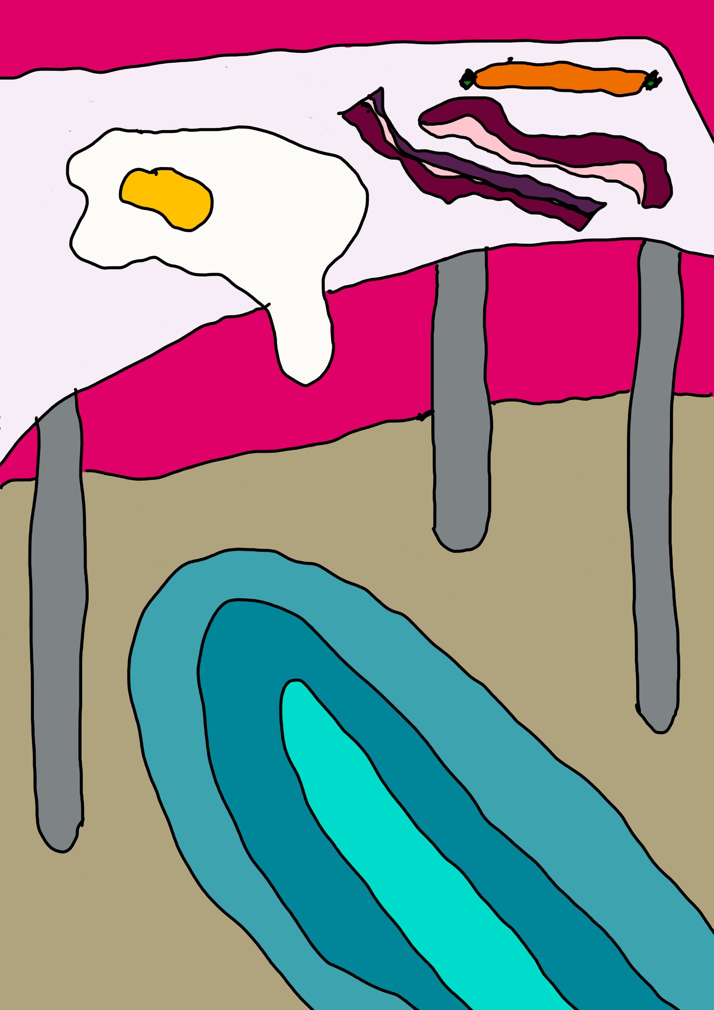 no-fun-_- - Digital Artwork Pinkroom Version - A3 Size PSD