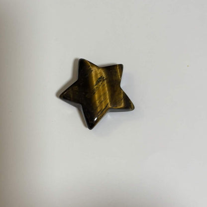 Brazilian Tiger Eye Star Carving – Natural Polished Crystal