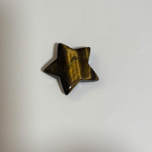 Brazilian Tiger Eye Star Carving – Natural Polished Crystal