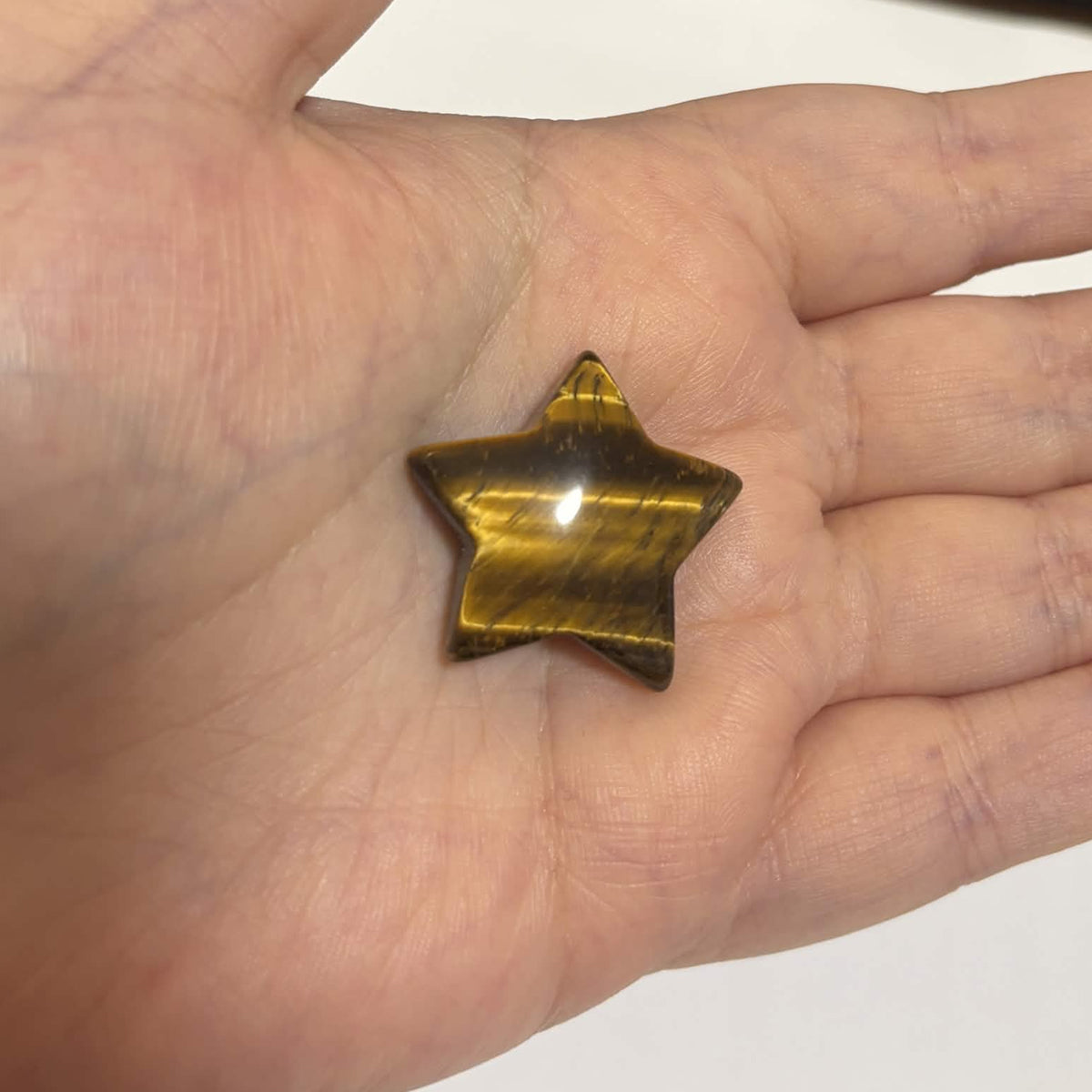 Brazilian Tiger Eye Star Carving – Natural Polished Crystal